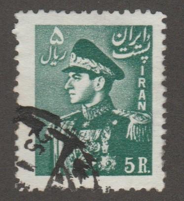 Persia/Iran stamp, Scott# 961, used, green, 5 r, #A0097