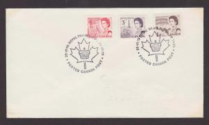 Canada 454, 456, 457 on 1973 Royal Train cover