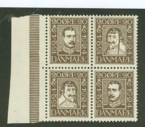 Denmark #175a  Multiple