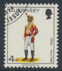 Guernsey SG 105  SC# 102 Militia  First Day of issue cancel see scan