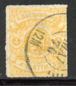 Luxembourg # 15, Used. CV $ 175.00