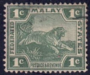 Malaya #34 Used Single Stamp cv $57.50