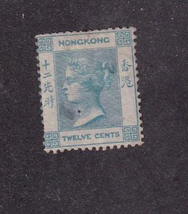 HONG KONG # 3 VF-VERY LIGHT USED 12cts VICTORIA CAT VALUE $94+