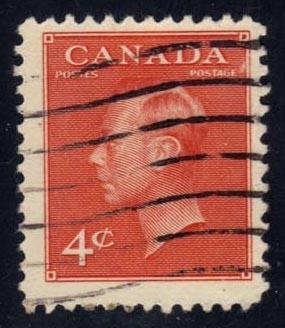 Canada #306 King George VI, used (0.25)