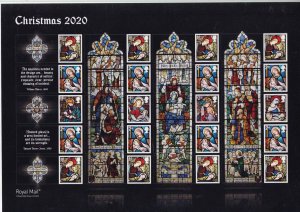 LS127 GB 2020 Christmas smiler sheet UNMOUNTED MINT