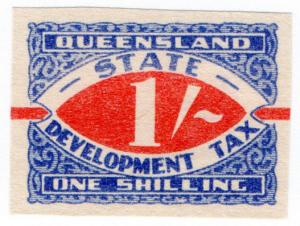 (I.B) Australia - Queensland Revenue : Development Tax 1/- (proof)