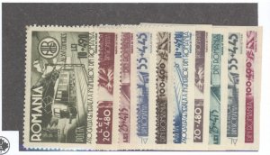 Romania, Sc #B304-13, MH, complete set