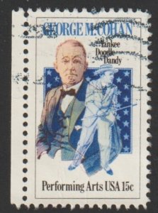 SC# 1756 - (15c) - George M. Cohan, used single