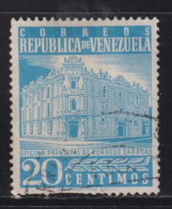 Venezuela 706 Caracas General Post Office 1958