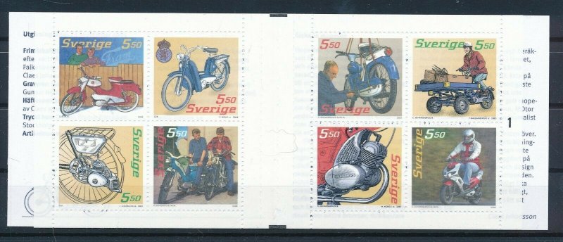 [I2649] Sweden 2005 Motobike Good booklet very fine MNH