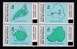 Micronesia 51a Maps MNH VF