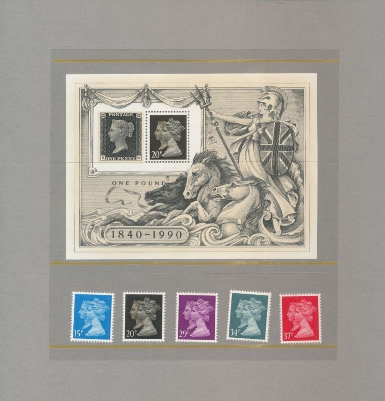 GB Greeting First Class Booklets Sheets MNH Face 36+Pounds CP703