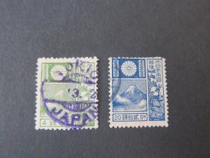 Japan 1930 Sc 171,175a FU