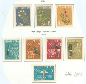 Albania #613-620  Single (Complete Set)