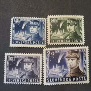 Slovakia 34-37 mint OG, NH, VF, Cv.$5.00