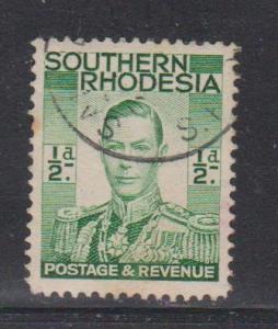 SOUTHERN RHODESIA Scott # 42 Used - KGVI Definitive