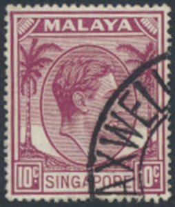 Singapore Malaya    SC# 9a   Used   perf 18 see details & scans