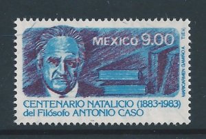 Mexico #1342 NH Antonio Caso, Philosopher - Birth Anniv.