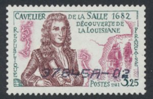 France Used  SC# 1848  de la Salle Explorer  1982 see scan