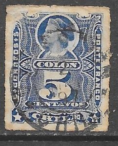 Chile 28: 5c Columbus, used, F-VF