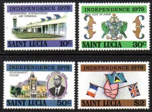 St. Lucia Sc #456-459 Mint Hinged