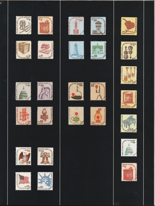 USPS Americana Series Book with Unopenned MNH Stamp Packet