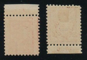 #425, #427  2c Wash, 4c Wash     425 NH  427 H  ⭐⭐⭐⭐⭐