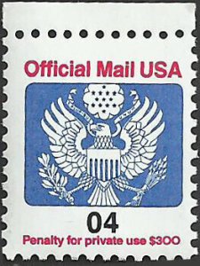 # O146 Mint Never Hinged ( MNH ) EAGLE HOLDING ARROWS AND BRANCH