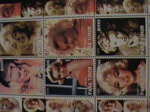 COLORFUL MARILYN MONROE STAMP SHEET