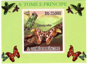 Sao Tome & Principe 2009 Butterflies Deluxe s/s mnh.vf