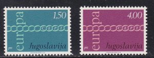 Yugoslavia #  1052-1053, Europa, Mint NH, 1/2 Cat.