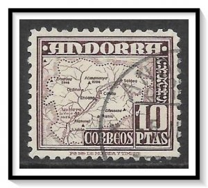 Andorra Spanish #49 Map Used