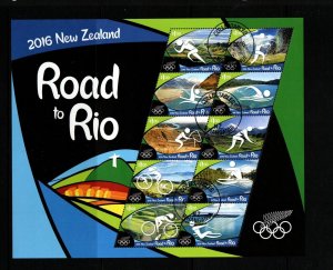 NEW ZEALAND SG3790a 2016 ROAD TO RIO USED