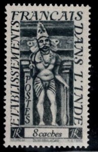 FRENCH INDIA  Scott 216 MH* Apsaras stamp