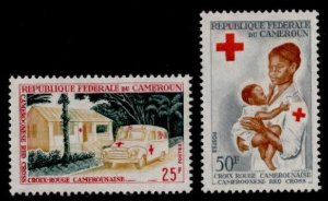 Cameroun 413-4 MNH Red Cross Station, Ambulance, Nurse