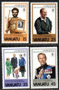 Vanuatu Sc #304-307 MNH