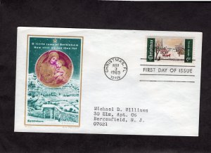 1384 Christmas, FDC Jackson addressed