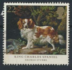 Great Britain SG 1531  Used  - Dogs George Stubbs Painting