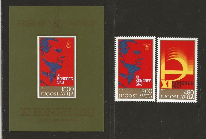 YUGOSLAVIA  SC# 1379-81  FVF/MNH