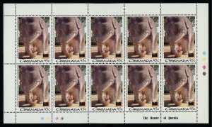 Grenada, Scott #2226-29, Complete Set of Sheetlets Mint NH, SCV $51 (56655)