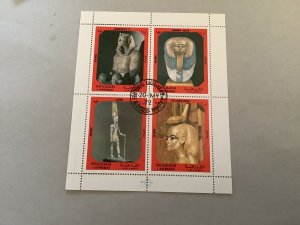 Sharjah & Dependencies Ancient Egypt cancelled stamps sheet Ref R48742
