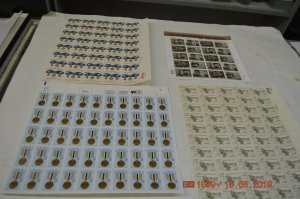 4 mnh sheets  WWI, Distinquished Soldiers, Those Who Served, Medal of Honor