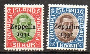 Iceland C9-C10 Set Mint hinged
