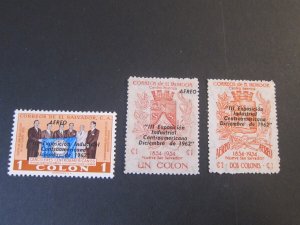 Salvador 1963 Sc C193-5 set MNH