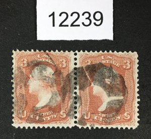 MOMEN: US STAMPS # 94 PAIR VF USED LOT #12239