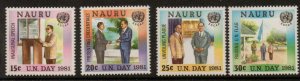 NAURU SG244/7 1981 E.S.C.A.P. MNH