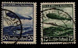 Germany #C57-C58 Hindenburg Issue Used