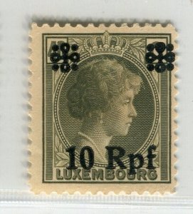 GERMANY; LUXEMBOURG OCCUPATION 1940s Charlotte surcharged MINT MNH 10pf. value