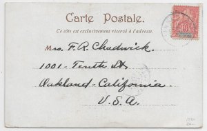 Tahiti, French Oceania to Oakland, Ca 1901 (53550)