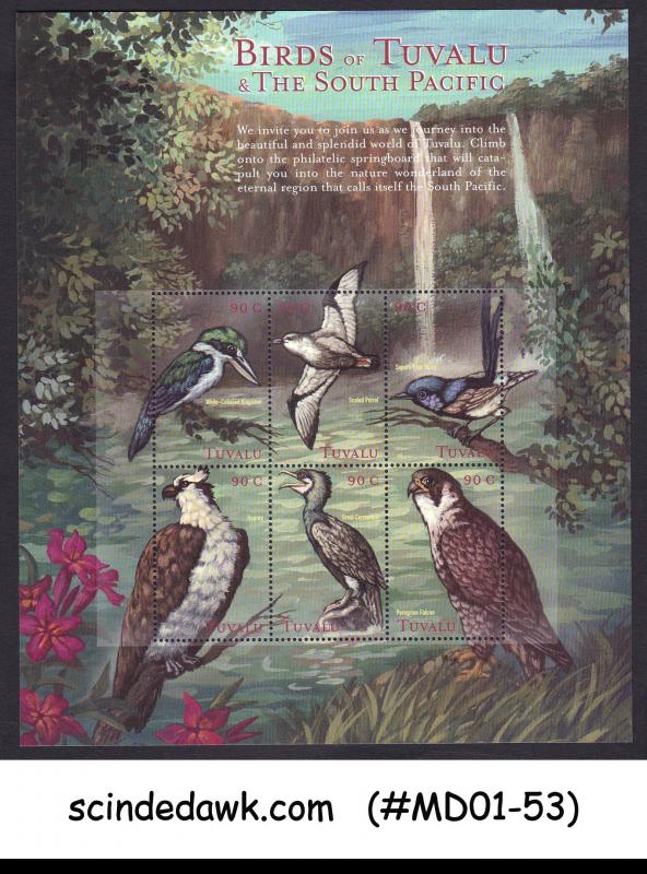 TUVALU - 2000 BIRDS OF SOUTH PACIFIC - MINIATURE SHEET MNH